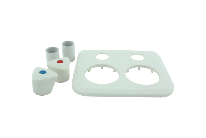 Aufputzset für Minoblock micro (duo, flach) weiß