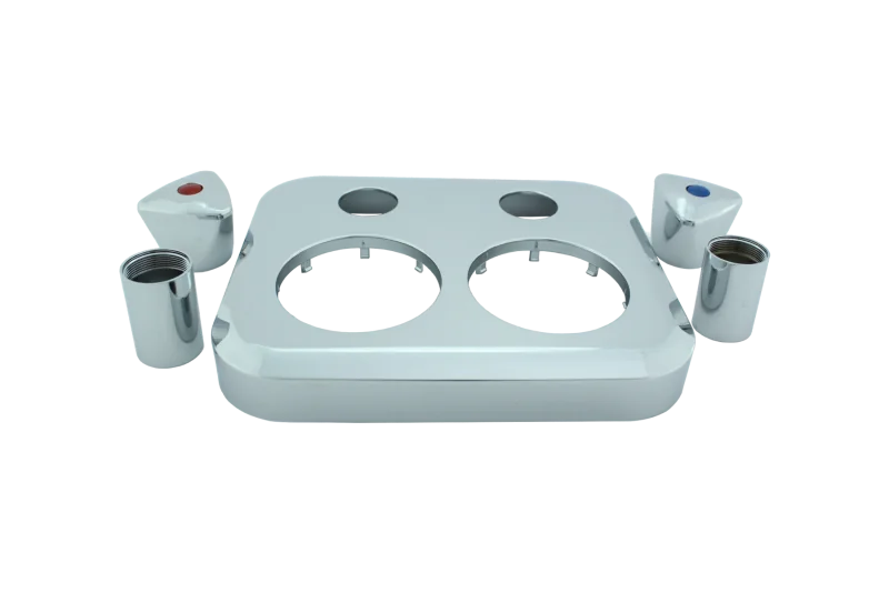 Aufputzset für Minoblock micro (duo, hoch) chrom