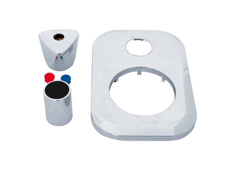 Aufputzset für ZENNER Block 2" (chrom, mono)