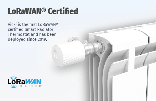 VICKI LoRaWAN® Heizkörperthermostat Robust weiß MCLIMATE